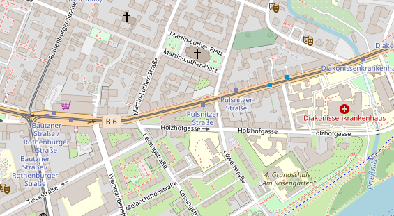 Friseur auf Satellitenbild