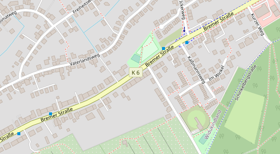 Friseur auf Satellitenbild