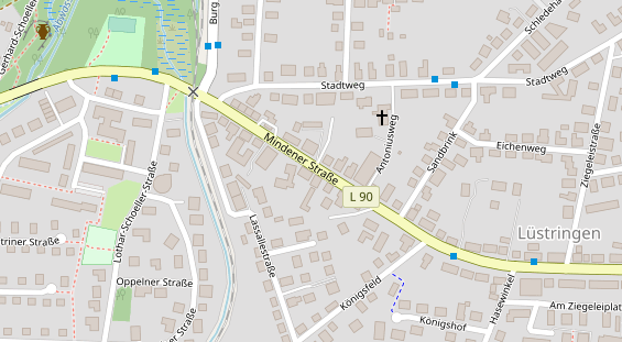 Friseur auf Satellitenbild