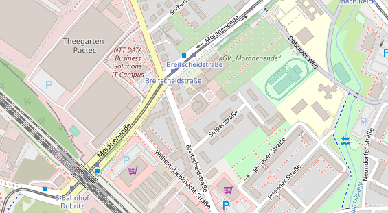 Friseur auf Satellitenbild