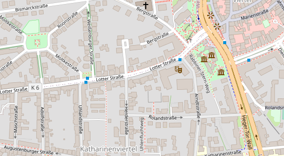 Friseur auf Satellitenbild