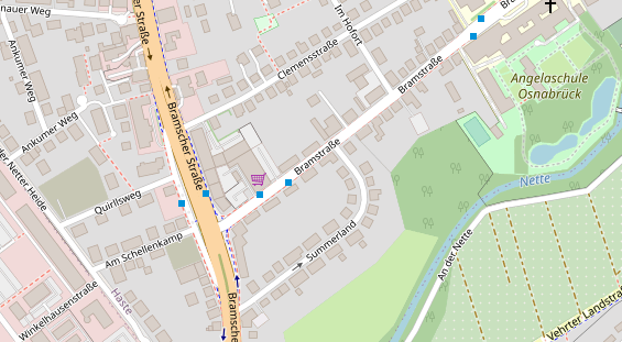 Friseur auf Satellitenbild