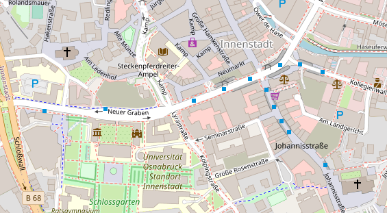 Friseur auf Satellitenbild