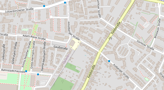 Friseur auf Satellitenbild