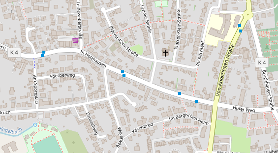 Friseur auf Satellitenbild