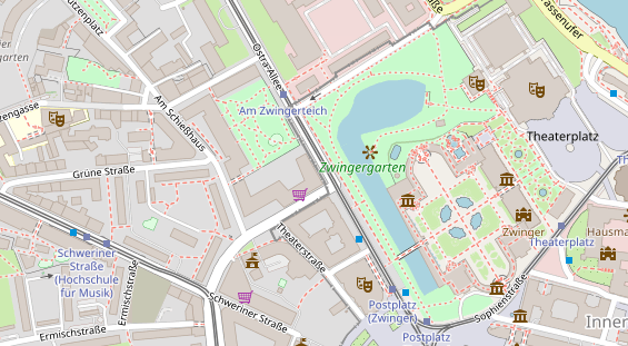 Friseur auf Satellitenbild