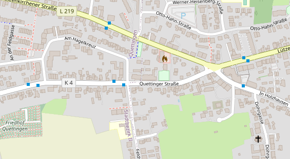 Friseur auf Satellitenbild