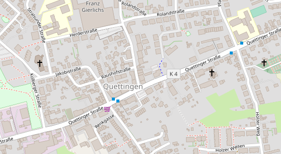 Friseur auf Satellitenbild