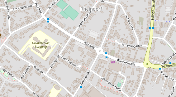 Friseur auf Satellitenbild