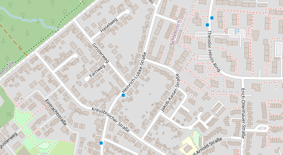 Friseur auf Satellitenbild