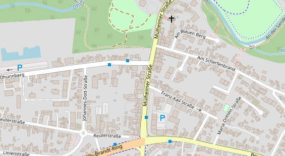 Friseur auf Satellitenbild