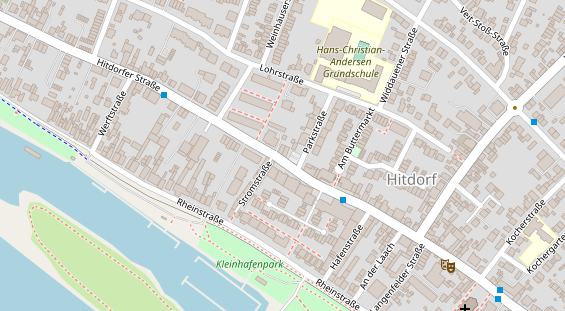 Friseur auf Satellitenbild