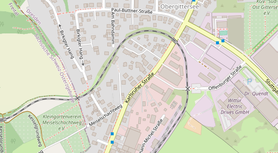 Friseur auf Satellitenbild