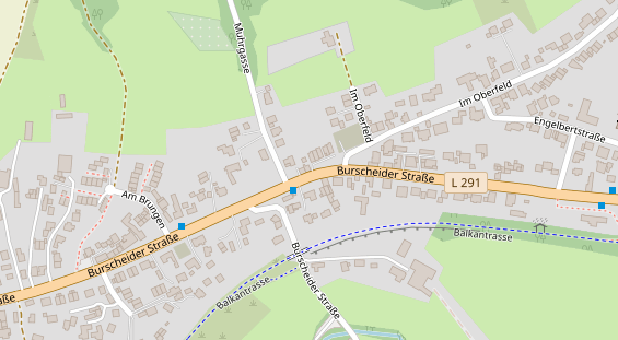 Friseur auf Satellitenbild