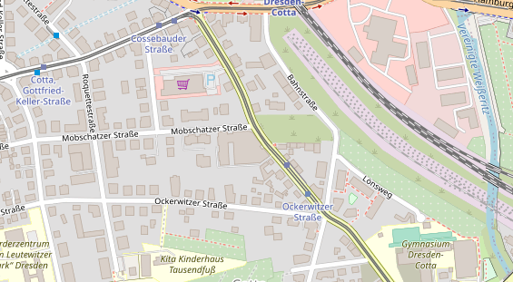 Friseur auf Satellitenbild