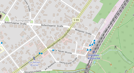 Friseur auf Satellitenbild