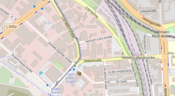 Friseur auf Satellitenbild