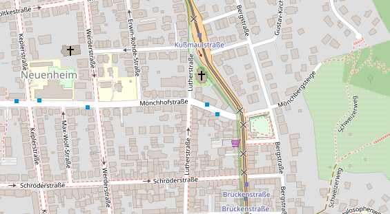 Friseur auf Satellitenbild