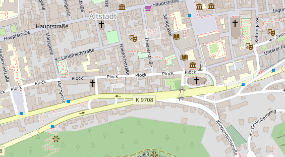 Friseur auf Satellitenbild