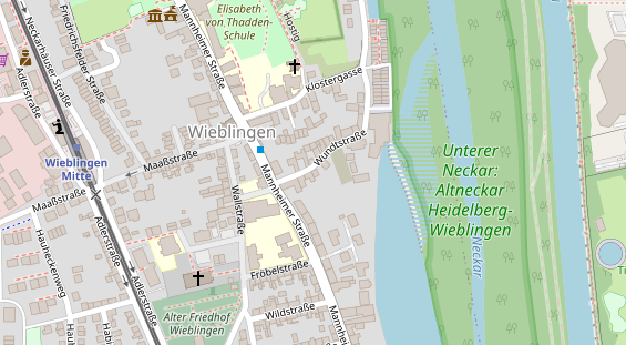 Friseur auf Satellitenbild