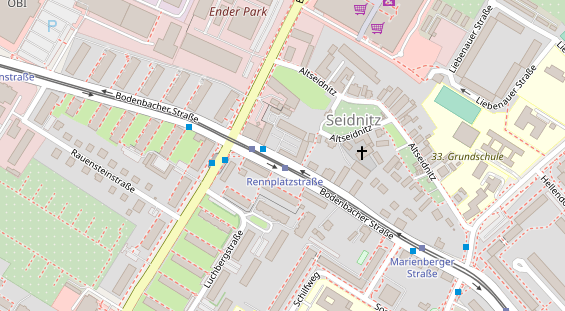 Friseur auf Satellitenbild