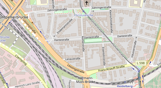 Friseur auf Satellitenbild