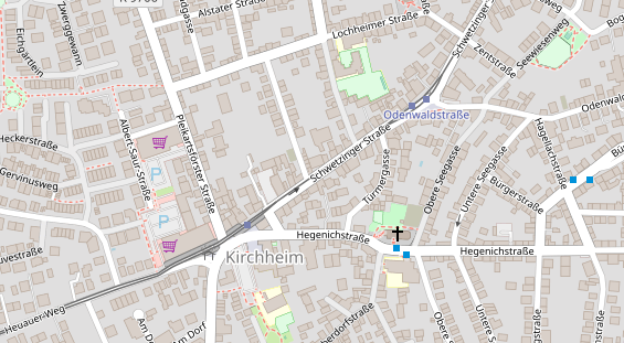 Friseur auf Satellitenbild