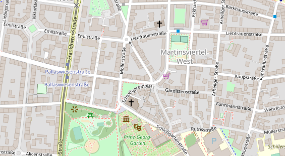 Friseur auf Satellitenbild