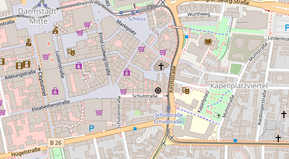 Friseur auf Satellitenbild