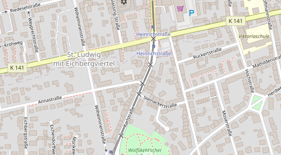 Friseur auf Satellitenbild