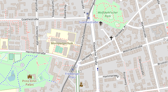 Friseur auf Satellitenbild