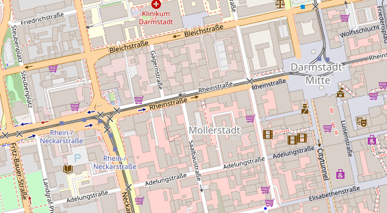 Friseur auf Satellitenbild