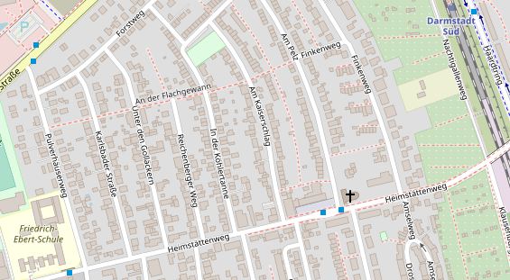 Friseur auf Satellitenbild