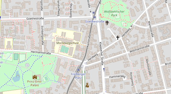 Friseur auf Satellitenbild