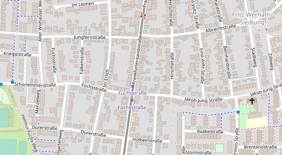 Friseur auf Satellitenbild