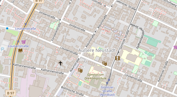 Friseur auf Satellitenbild