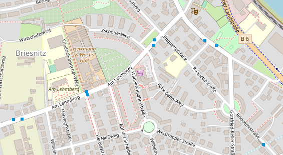 Friseur auf Satellitenbild