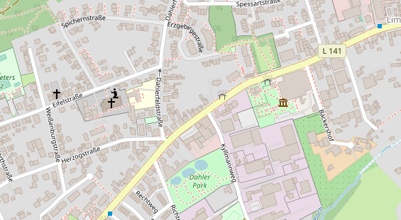 Friseur auf Satellitenbild