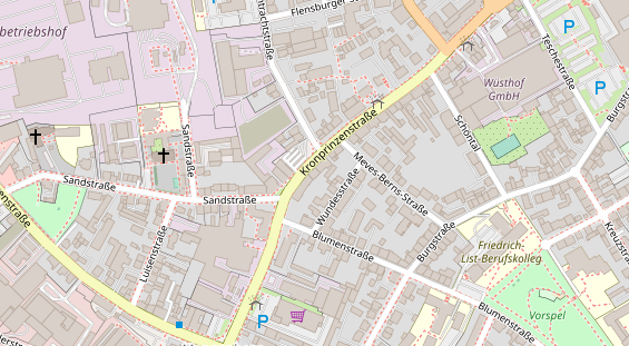 Friseur auf Satellitenbild