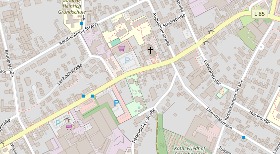 Friseur auf Satellitenbild