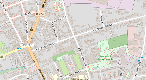 Friseur auf Satellitenbild