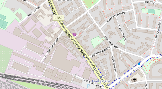 Friseur auf Satellitenbild