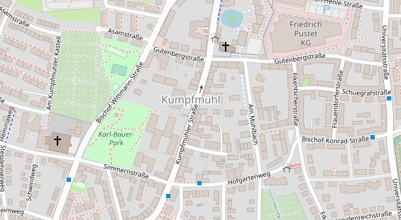 Friseur auf Satellitenbild