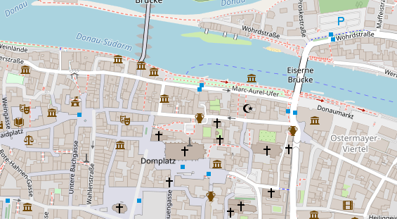 Friseur auf Satellitenbild