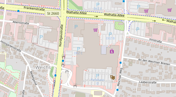 Friseur auf Satellitenbild