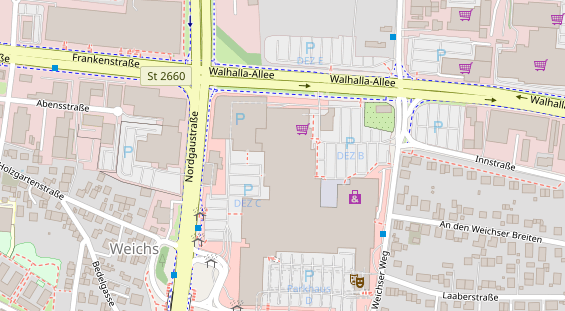 Friseur auf Satellitenbild