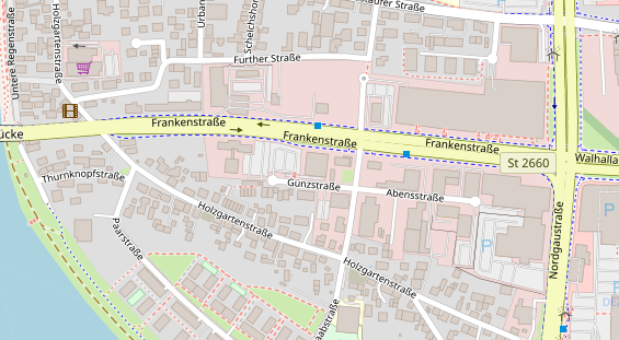 Friseur auf Satellitenbild