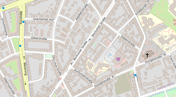 Friseur auf Satellitenbild