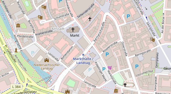 Friseur auf Satellitenbild