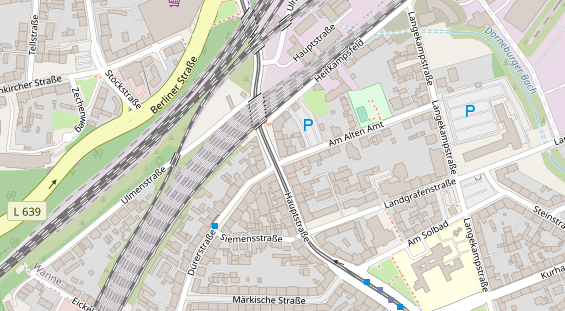 Friseur auf Satellitenbild